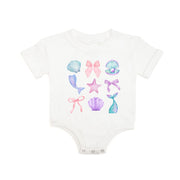 Mermaid Cutie Short Sleeve Romper