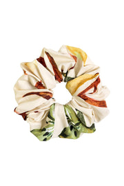 Rooted Floral Chunky Scrunchie