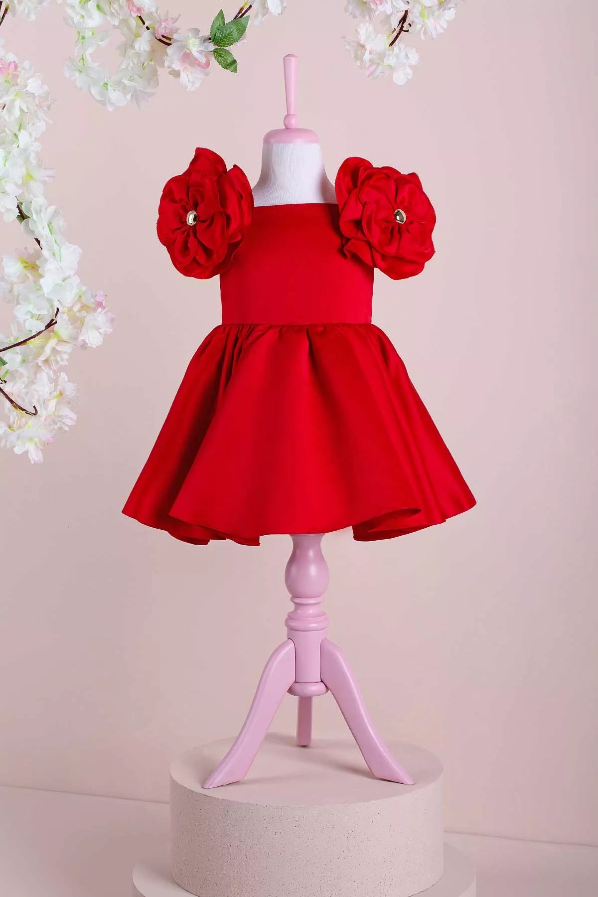 Rosa Red Party Dress