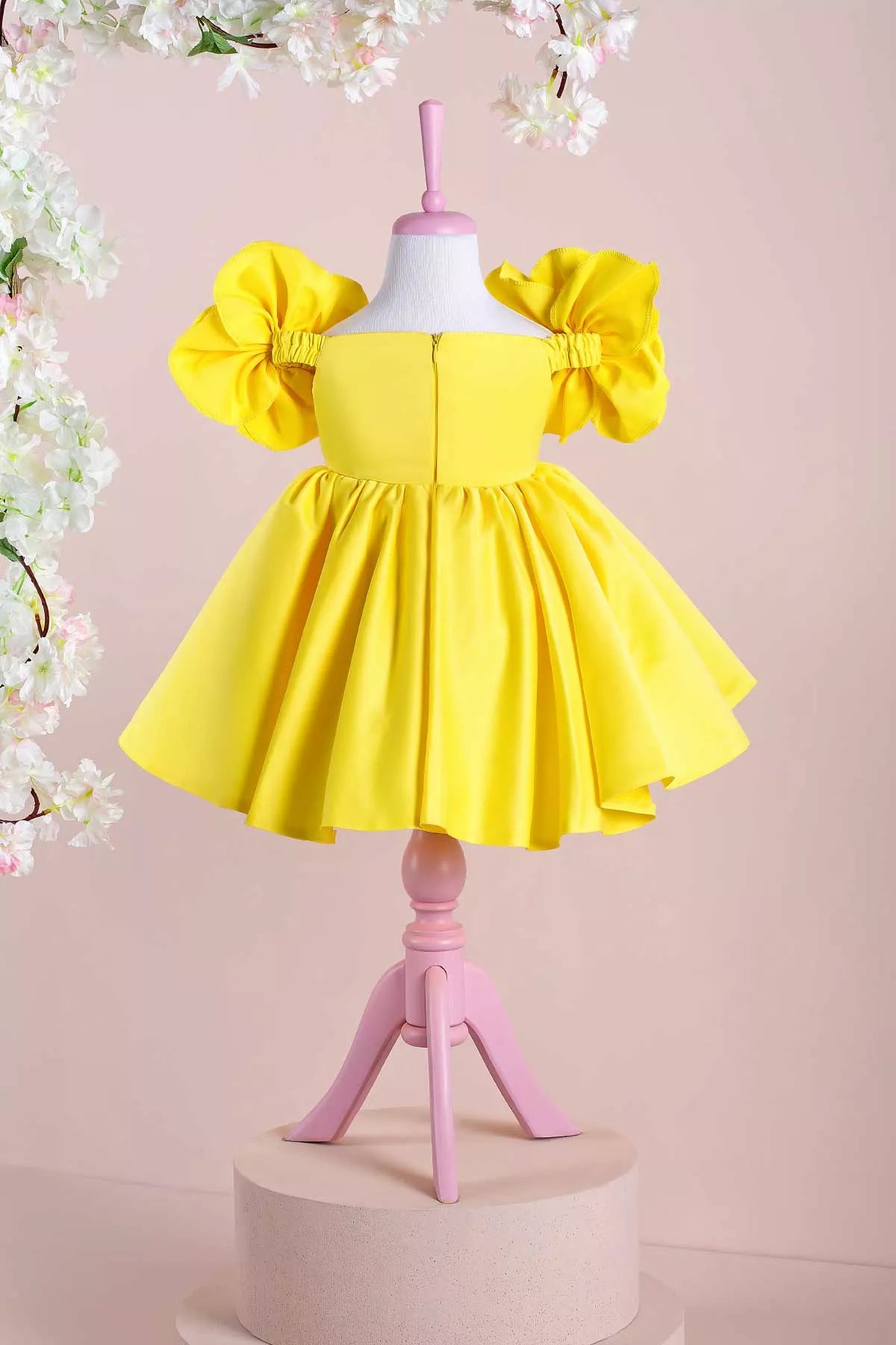 Rosa Yellow Party Dress