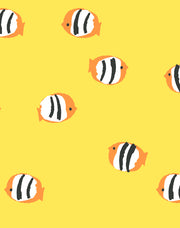 'rosa Fish' Wallpaper By Tea Collection - Daffodil
