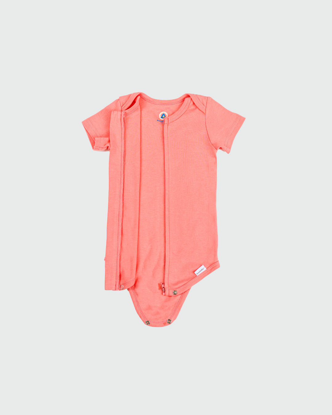 Zipper Bodysuit In Rose
