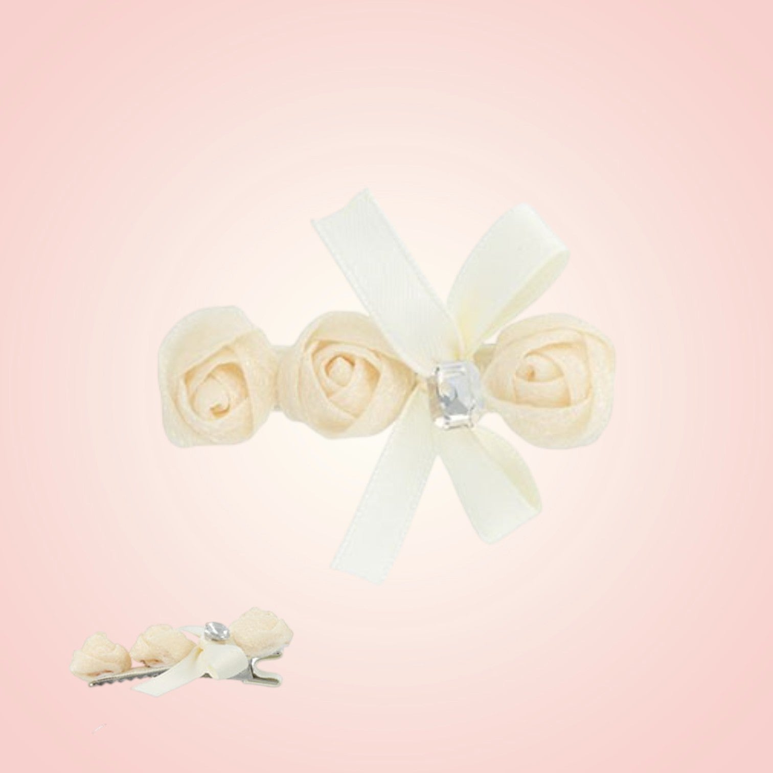 Rose Knot Hair Clip