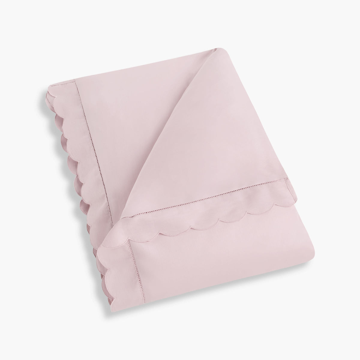 Scalloped Starlight Toddler Duvet - Rose