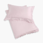 Scalloped Starlight Toddler Duvet - Rose