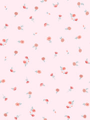 'roses' Wallpaper By Meri Meri - Pink