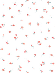 'roses' Wallpaper By Meri Meri - White