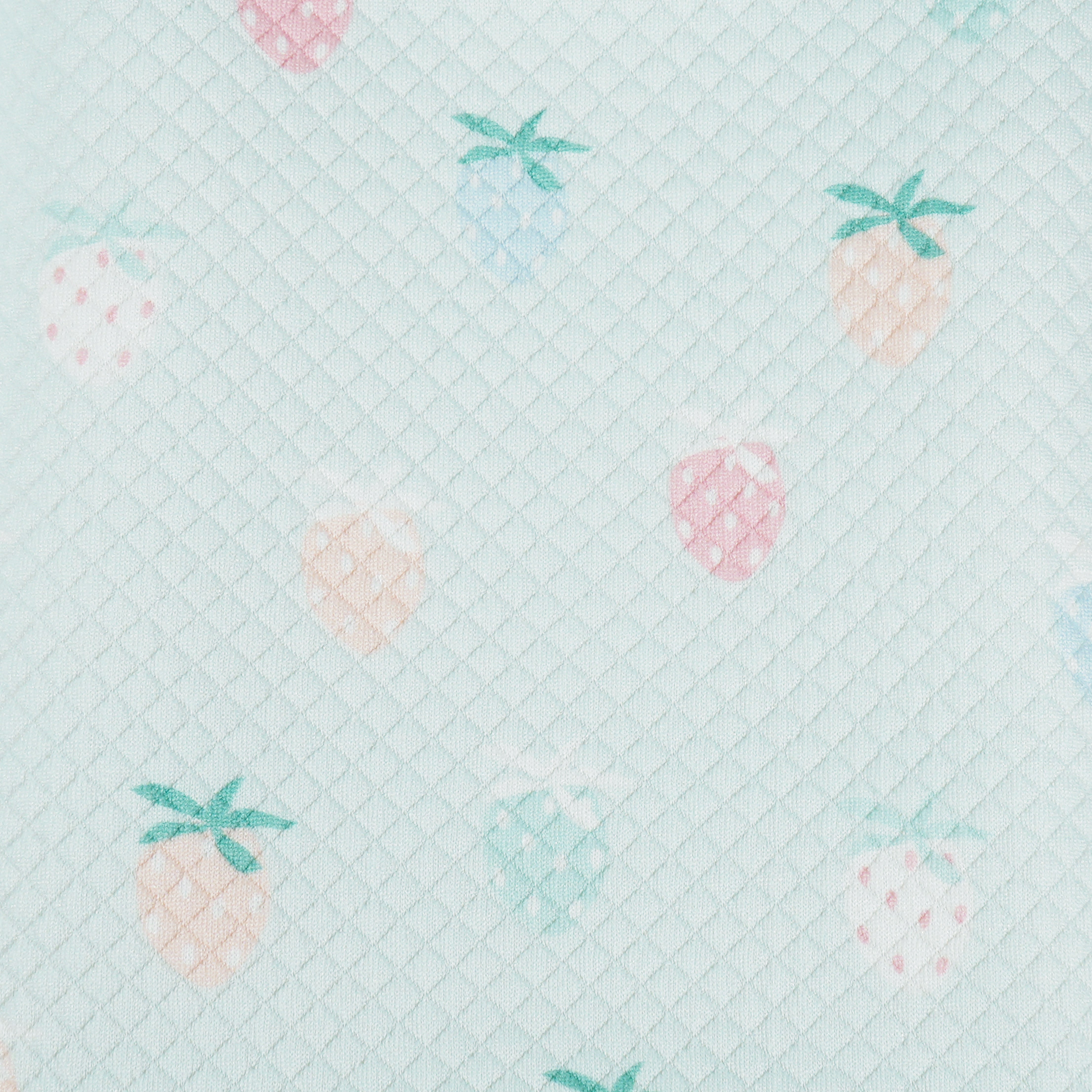 Strawberry Pattern Printed Knit Blanket