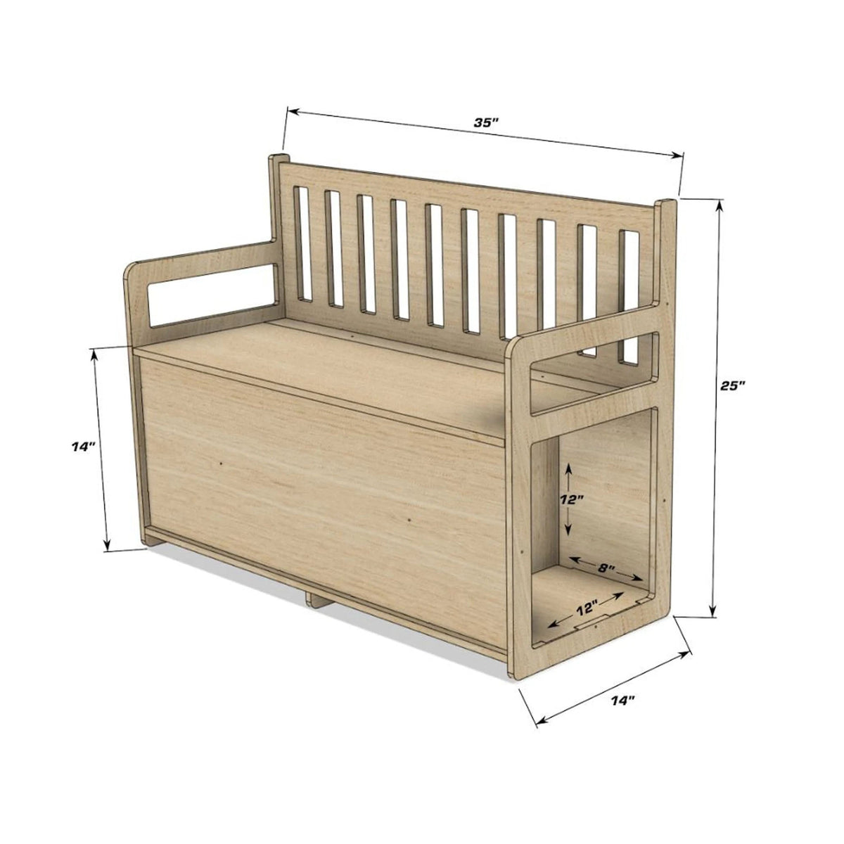 Ross- Toddler Bench