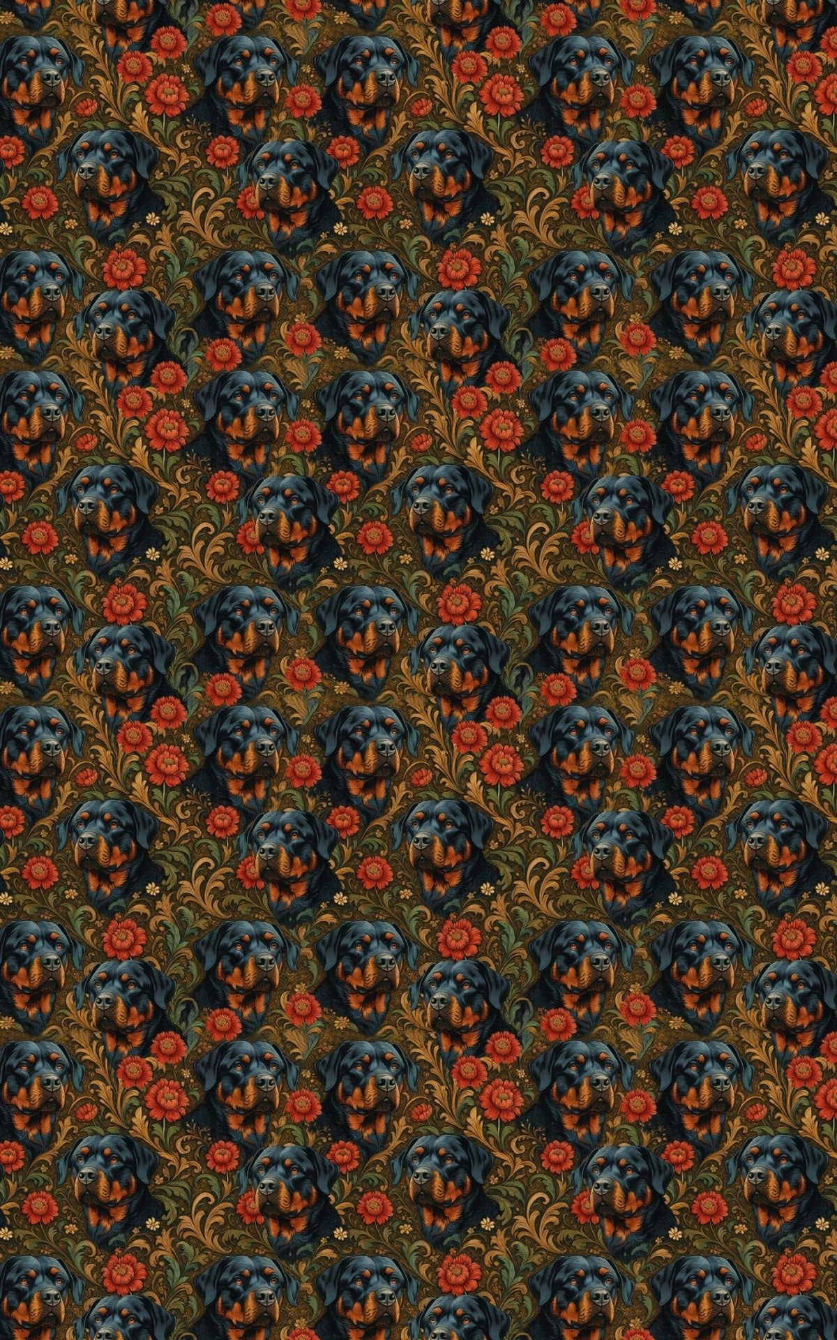 Rottweiler Renaissance Wrapping Paper