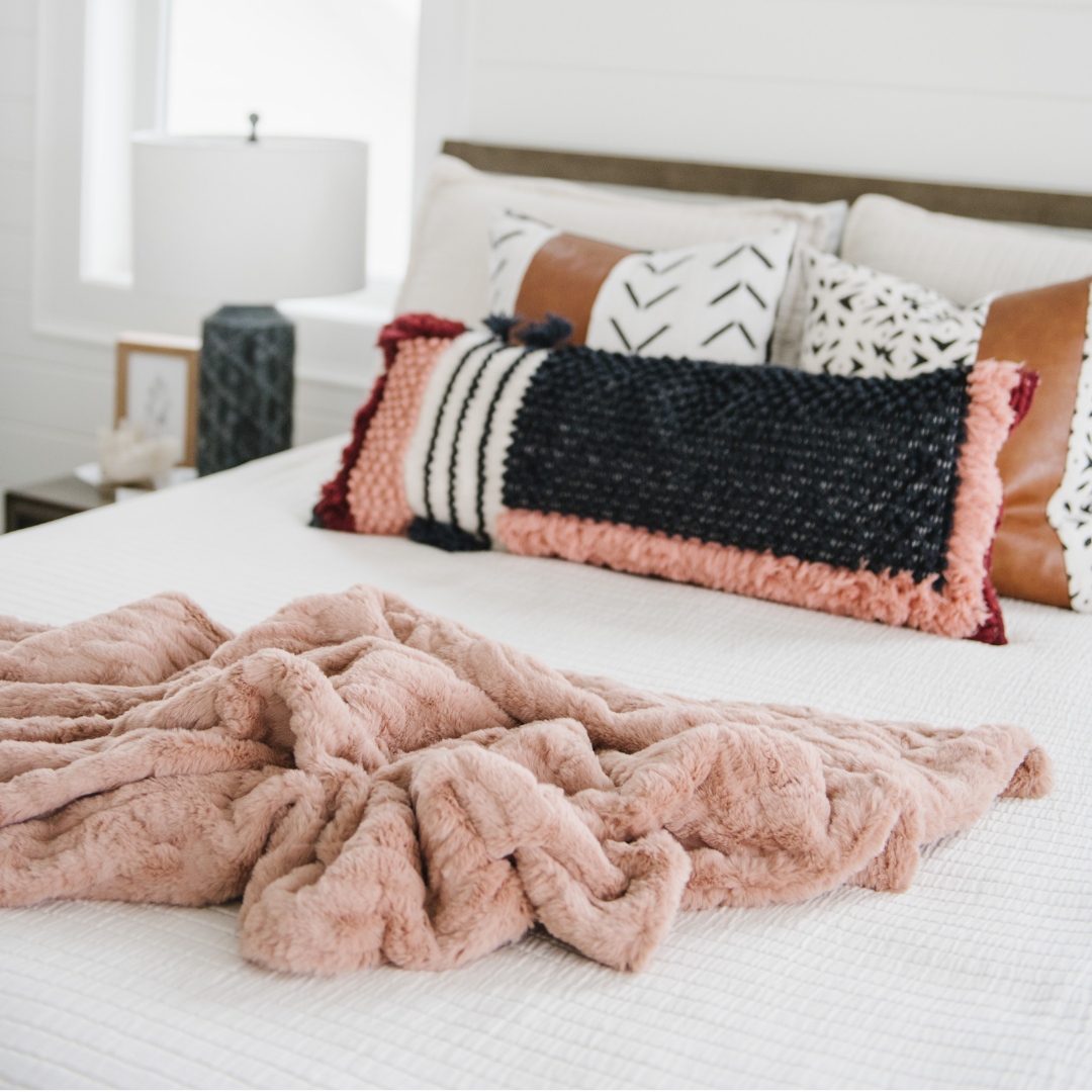 Patterned Faux Fur Xl Throw Blankets