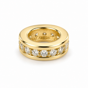 Round Stone Charm Spacer