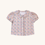 Ruffle Button Down Blouse