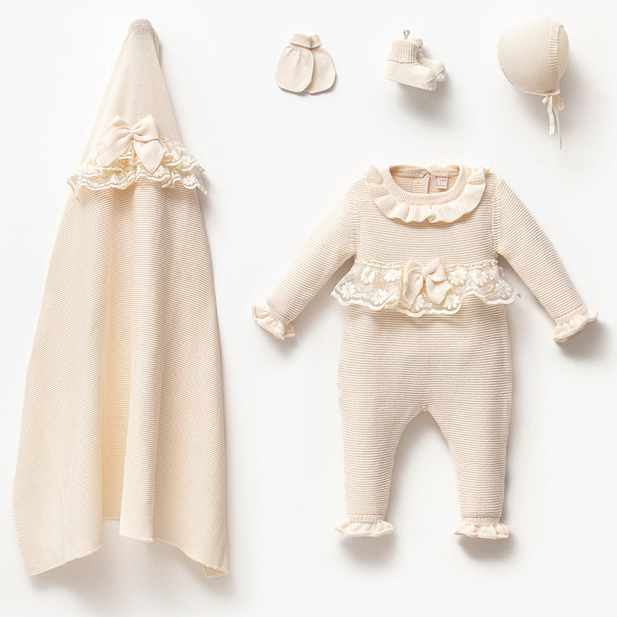 Ruth Knitwear Newborn Homecoming Set (5 Pcs)