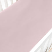 Solid Crib Sheet - Rose