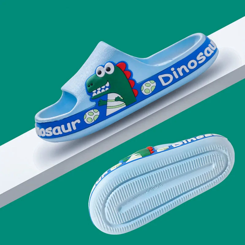 Non-slip Rubber Slippers Dinosaur For Children Multi-variant