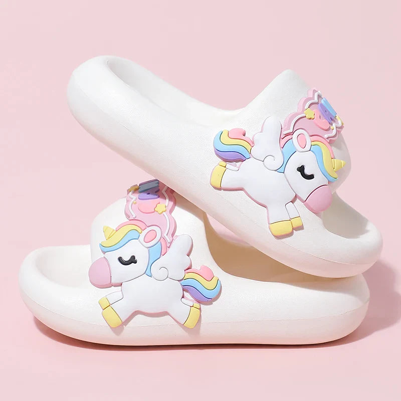 Unicorn Rainbow Slippers Ultra Soft Eva Ages 0-3 Years