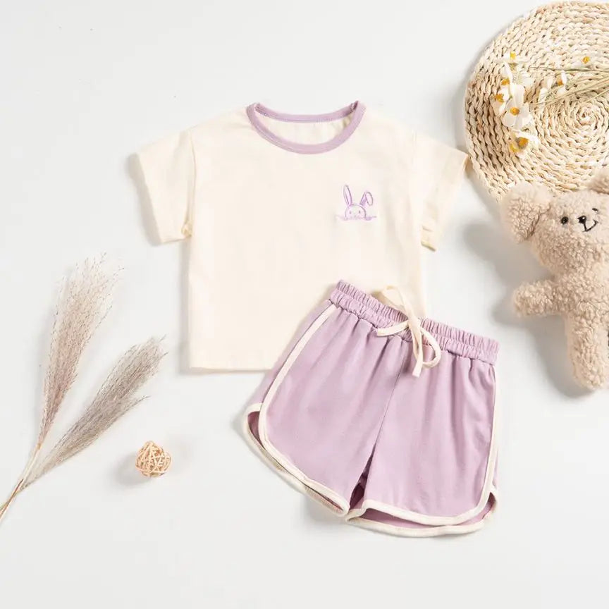 2pcs Set T-shirts And Pants For Children Multivariant