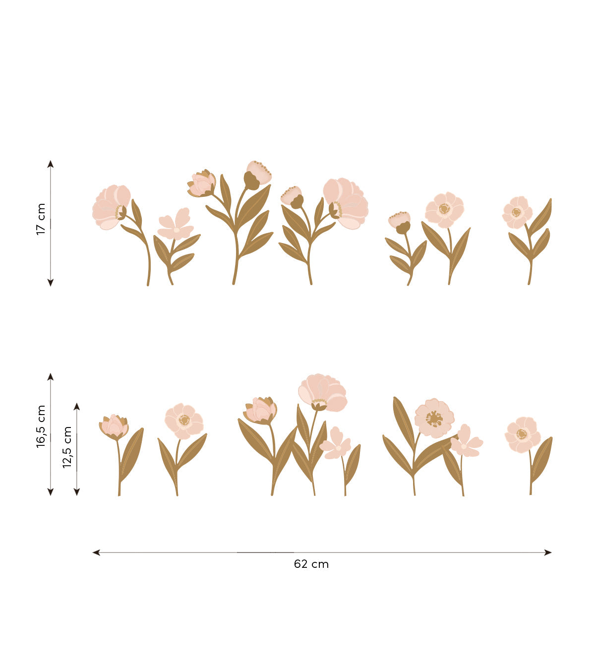 Eleonore - Wall Decals Wall Art - Flowers