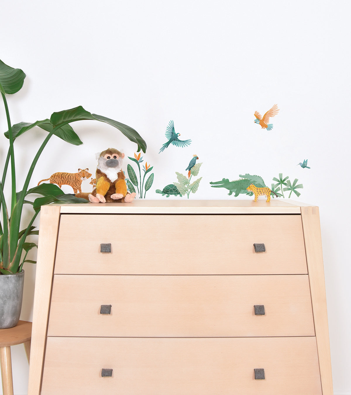 Yatsuni - Wall Decals Murals - Jungle Animals