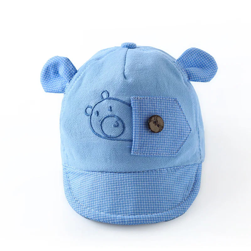 Summer Cap With Fun Animals For Children Multivariant