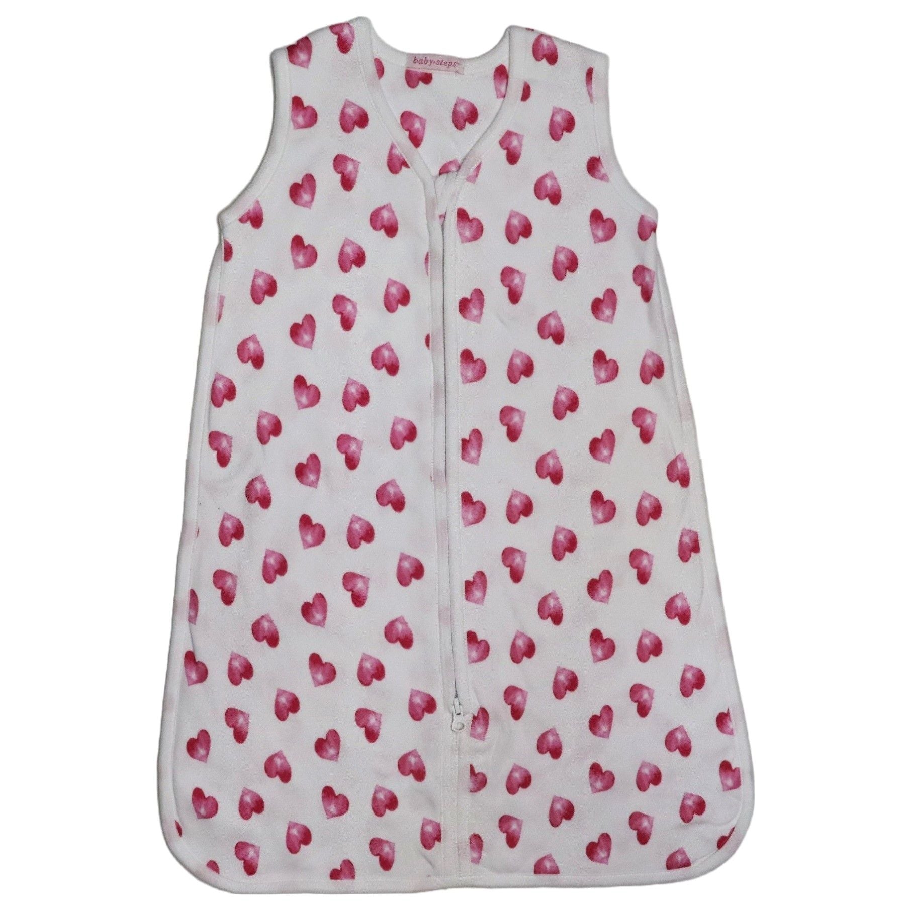 Baby Sleep Sack - Water Color Hearts