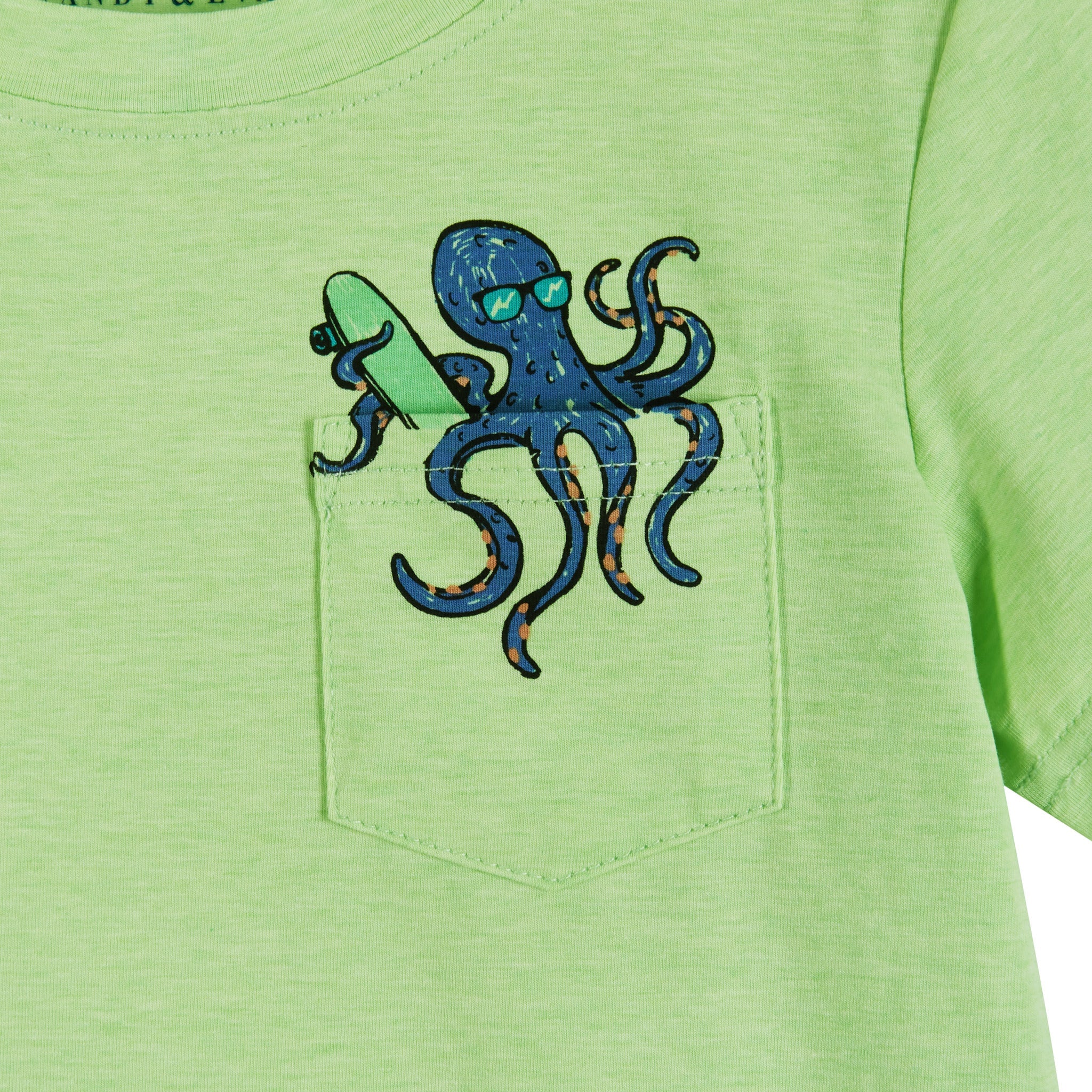 Short Sleeve Jersey Tee | Octopus Shades