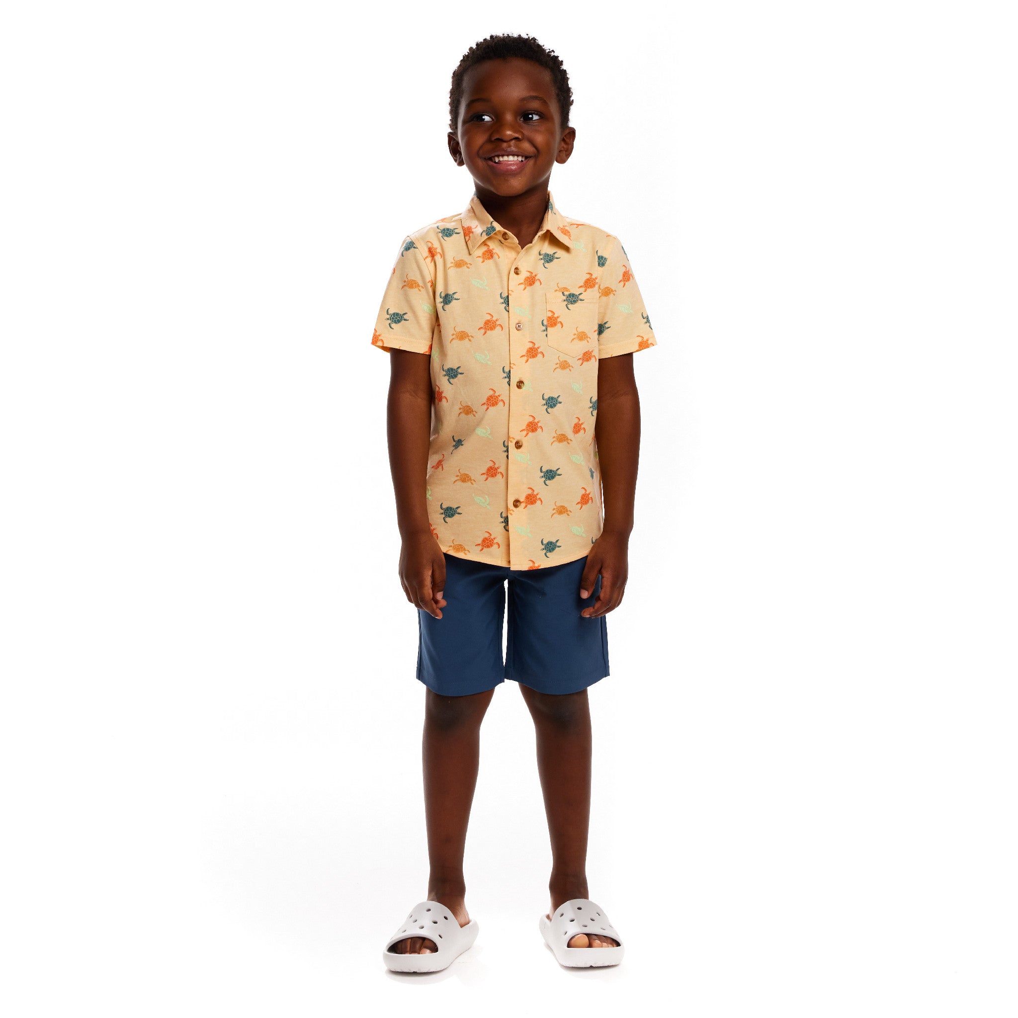 Short Sleeve Buttondown Shirt | Turtles