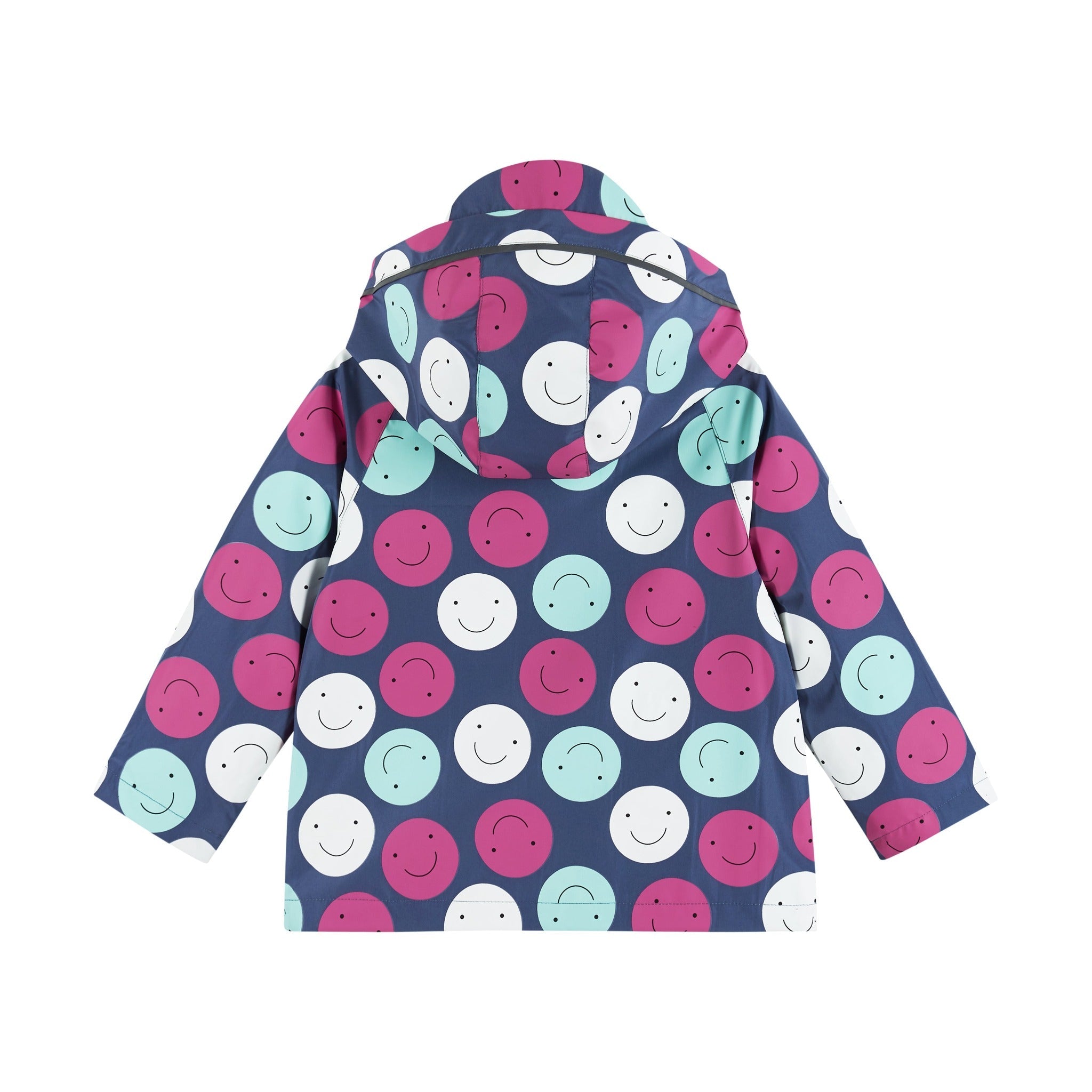 Color Changing Raincoat (size 5-6x Years) | Smiley Print