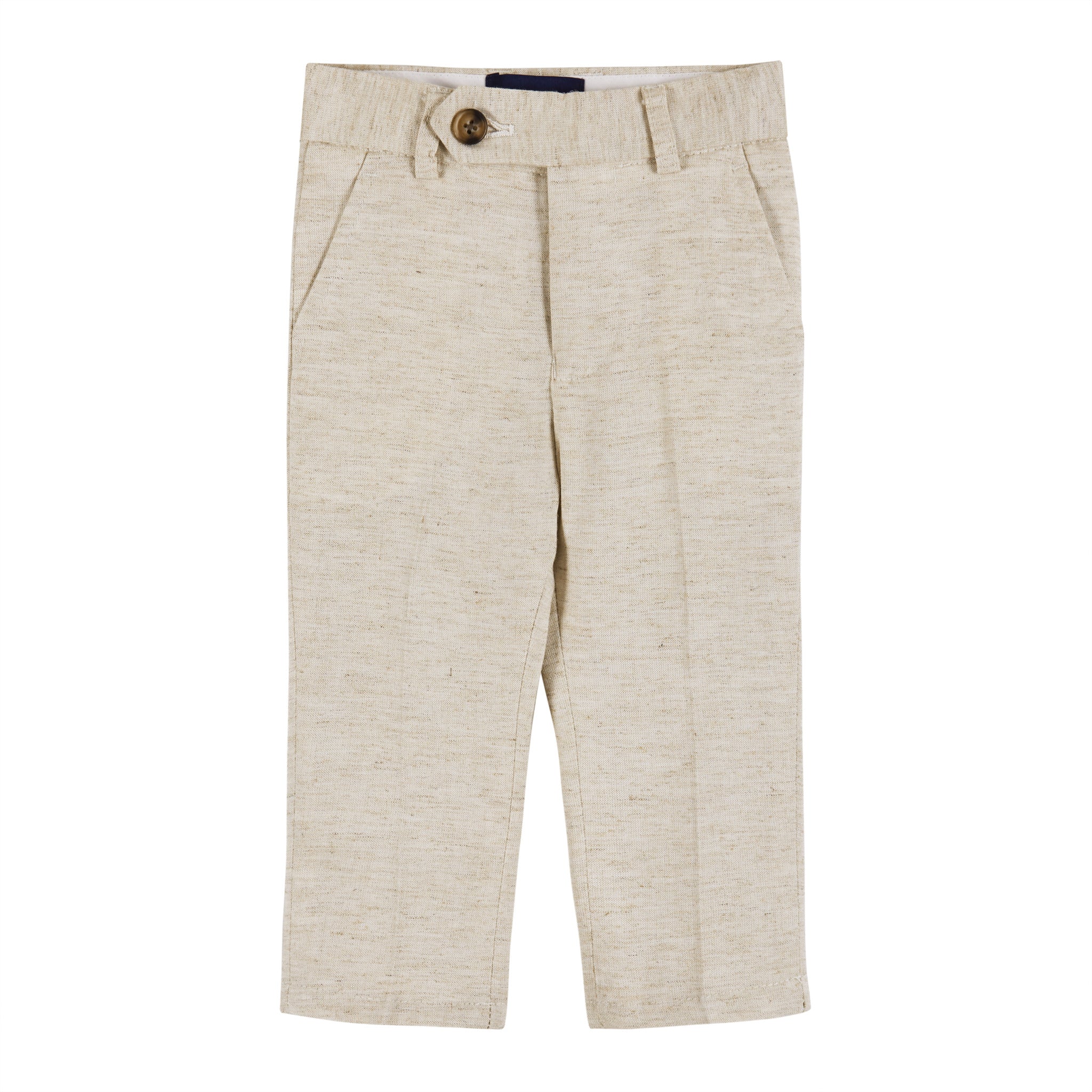 Infant Two-piece Linen Suit | Stone