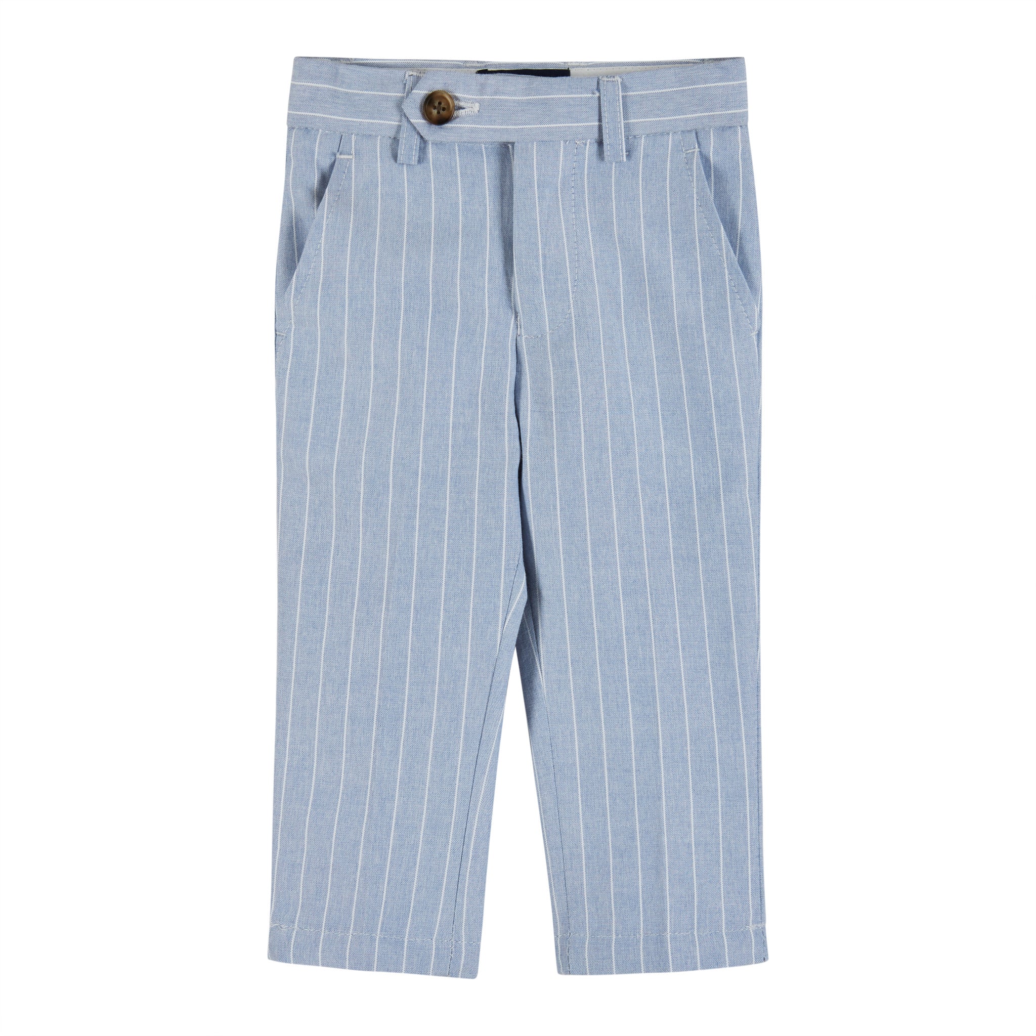 Infant Two-piece Chambray Stripe Suit Set