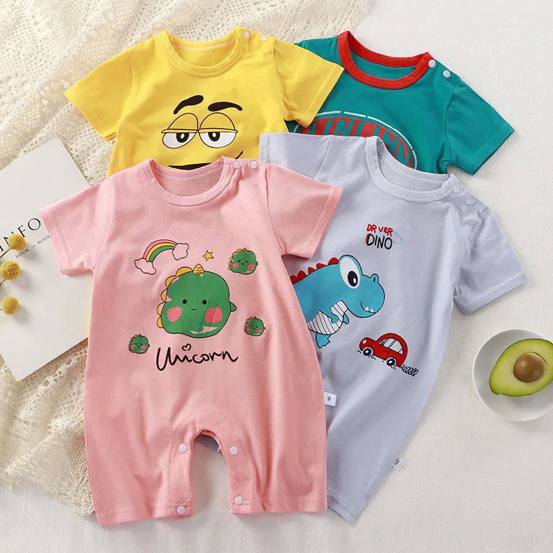 Cotton Onesie For Newborns Multivariant