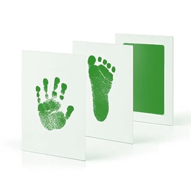 Diy Kit For Souvenir Feet/handprints On White Background Multivariant