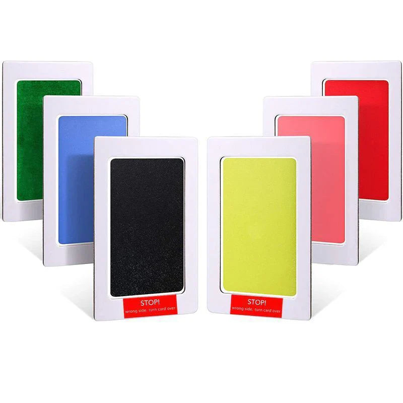 Diy Kit For Souvenir Feet/handprints On White Background Multivariant