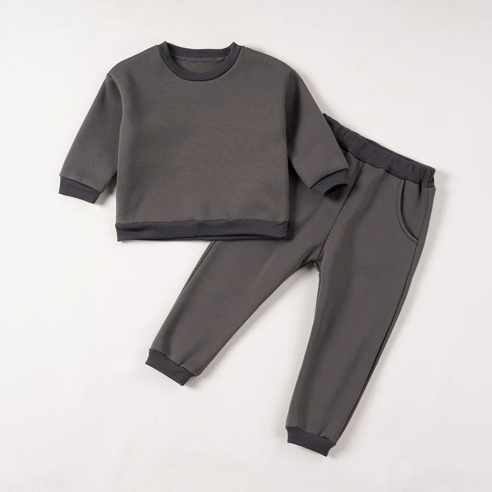 Pants And Sweatshirt Set In Cotton Multivariant