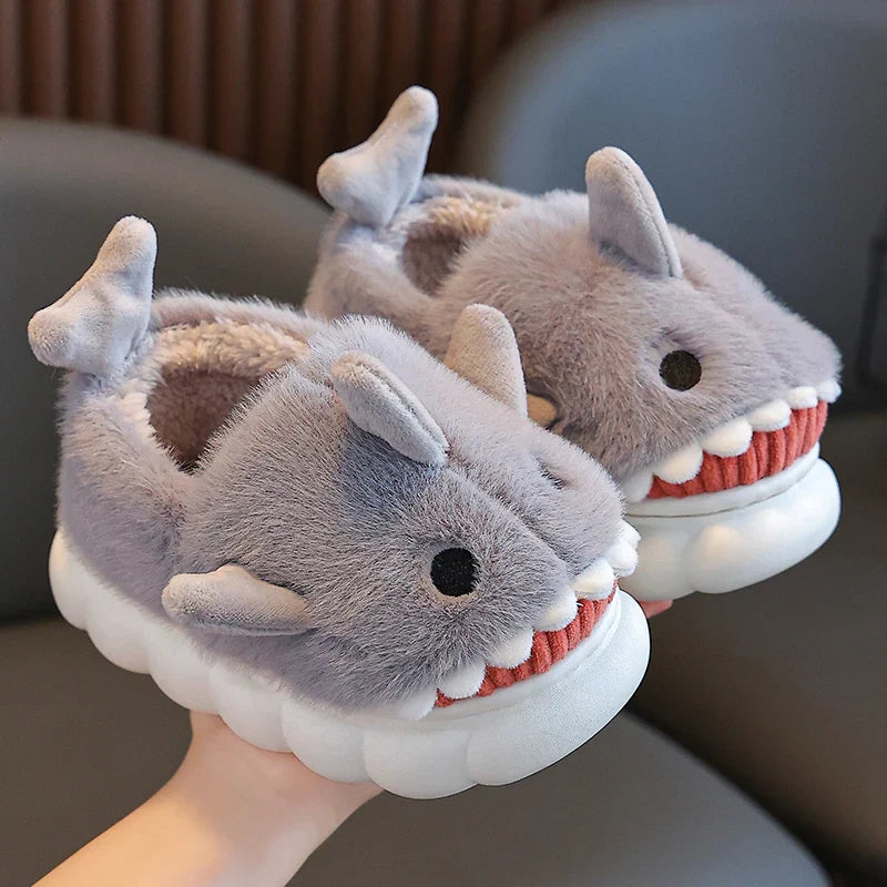 Padded Non-slip Shark Slippers For Children And Kids Multivariant