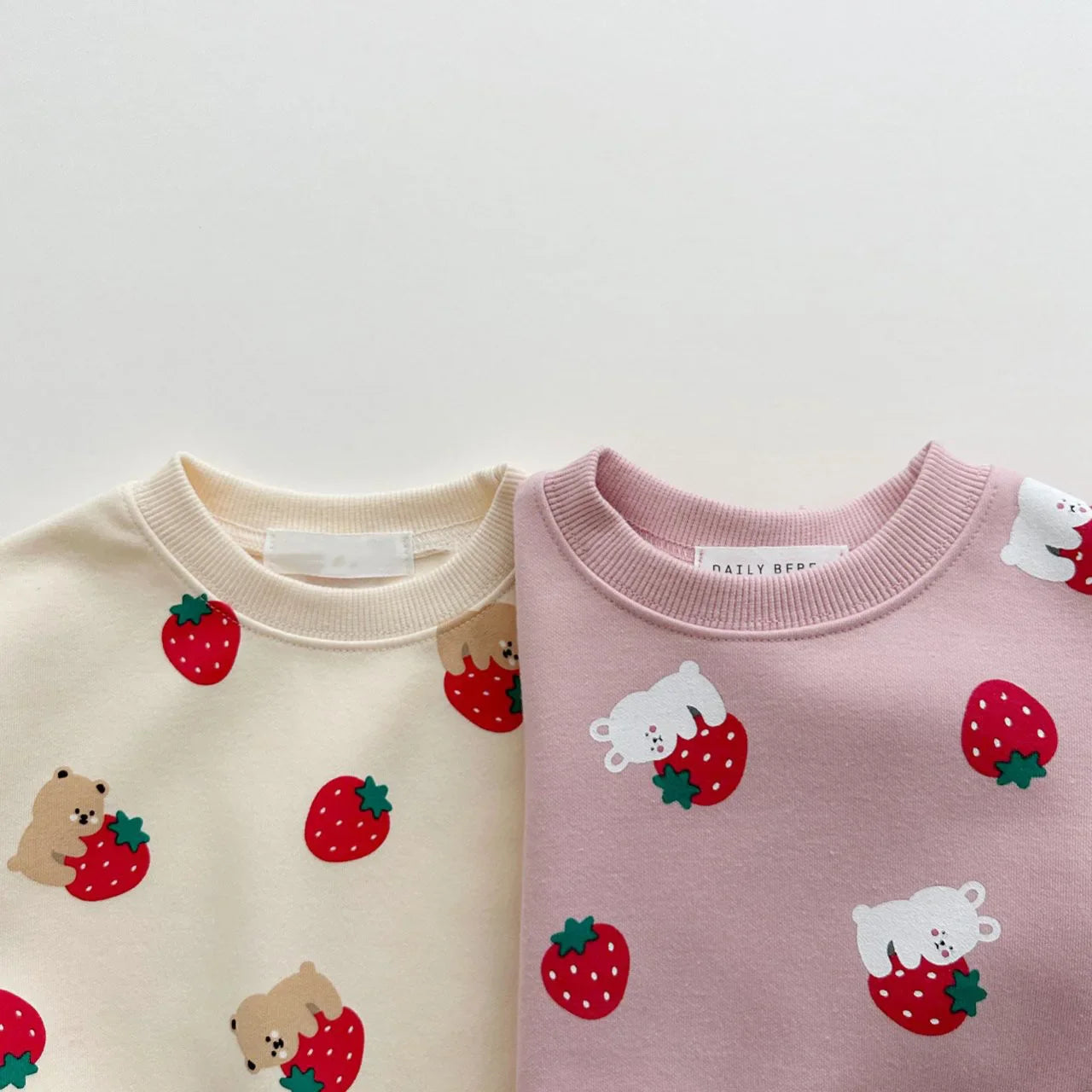 Pants And Sweatshirt Set Strawberries For Children