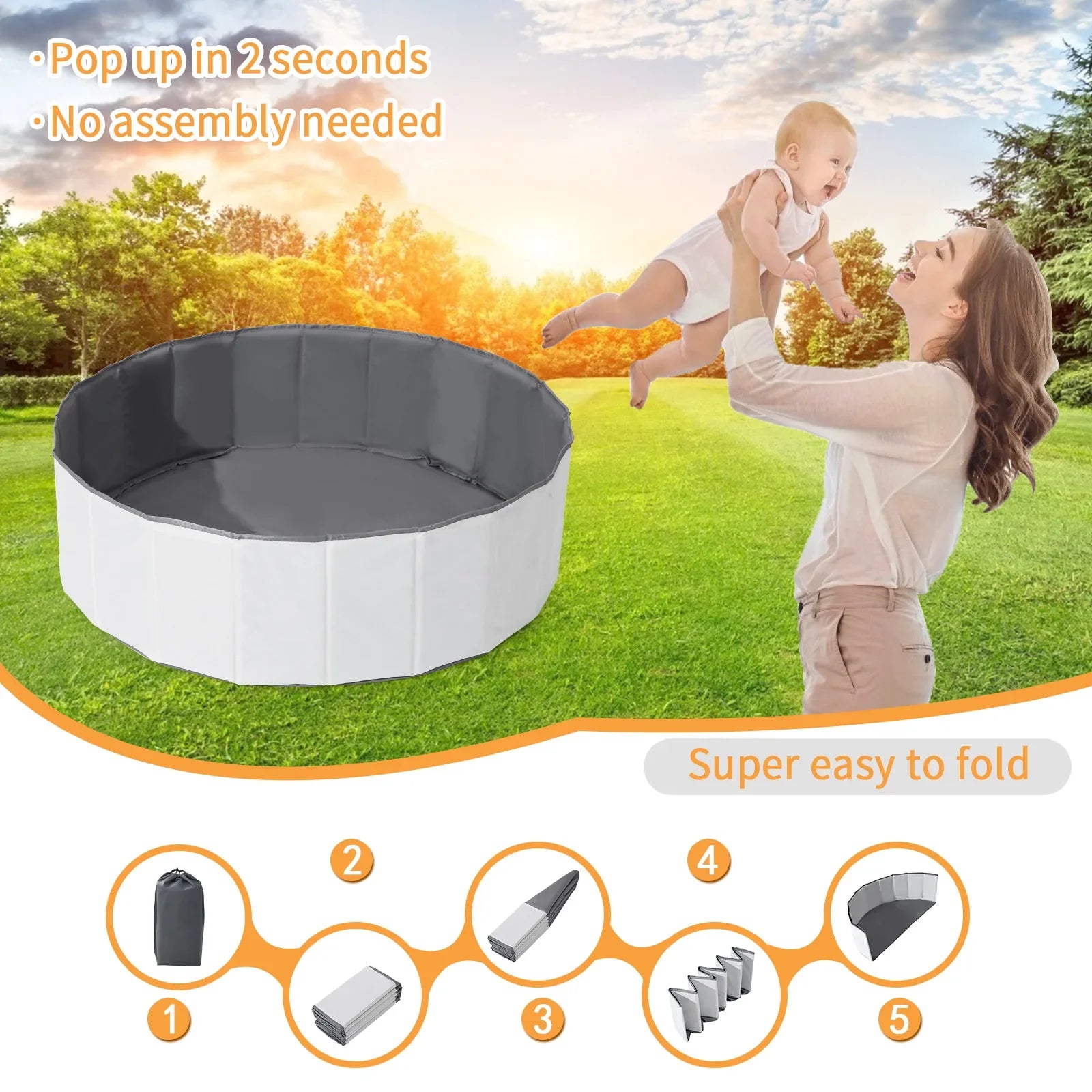 Foldable Ball Pit For Children Multivariant