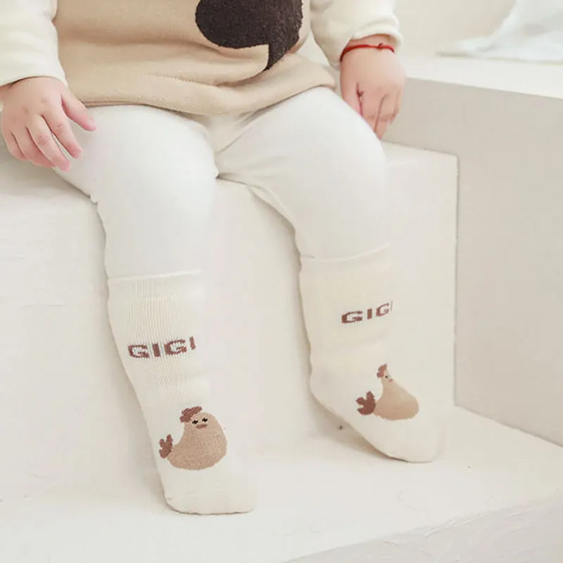 Set Of 5 Non-slip Socks For Children