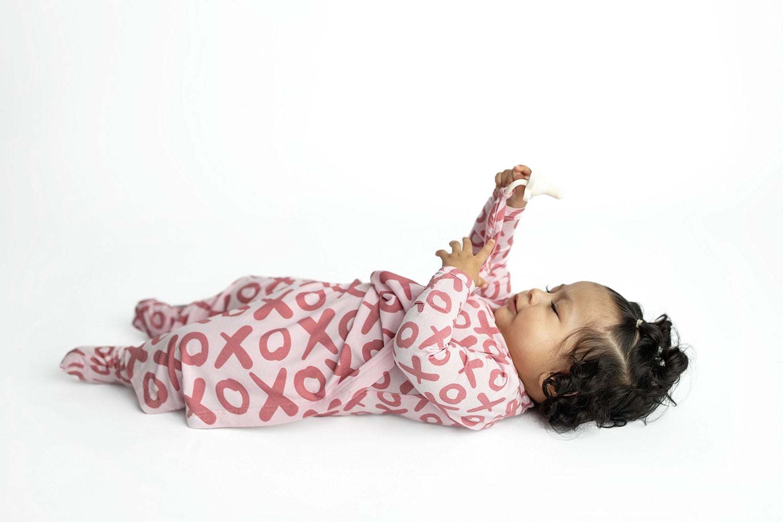 Valentine's Day Xoxo Bamboo Newborn Lovey Small Blanket