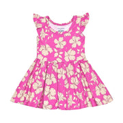Salina Bamboo Flutter Sleeve Dress