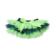 Sale Game Day Navy And Neon Green Ruffle Tutu Bloomer