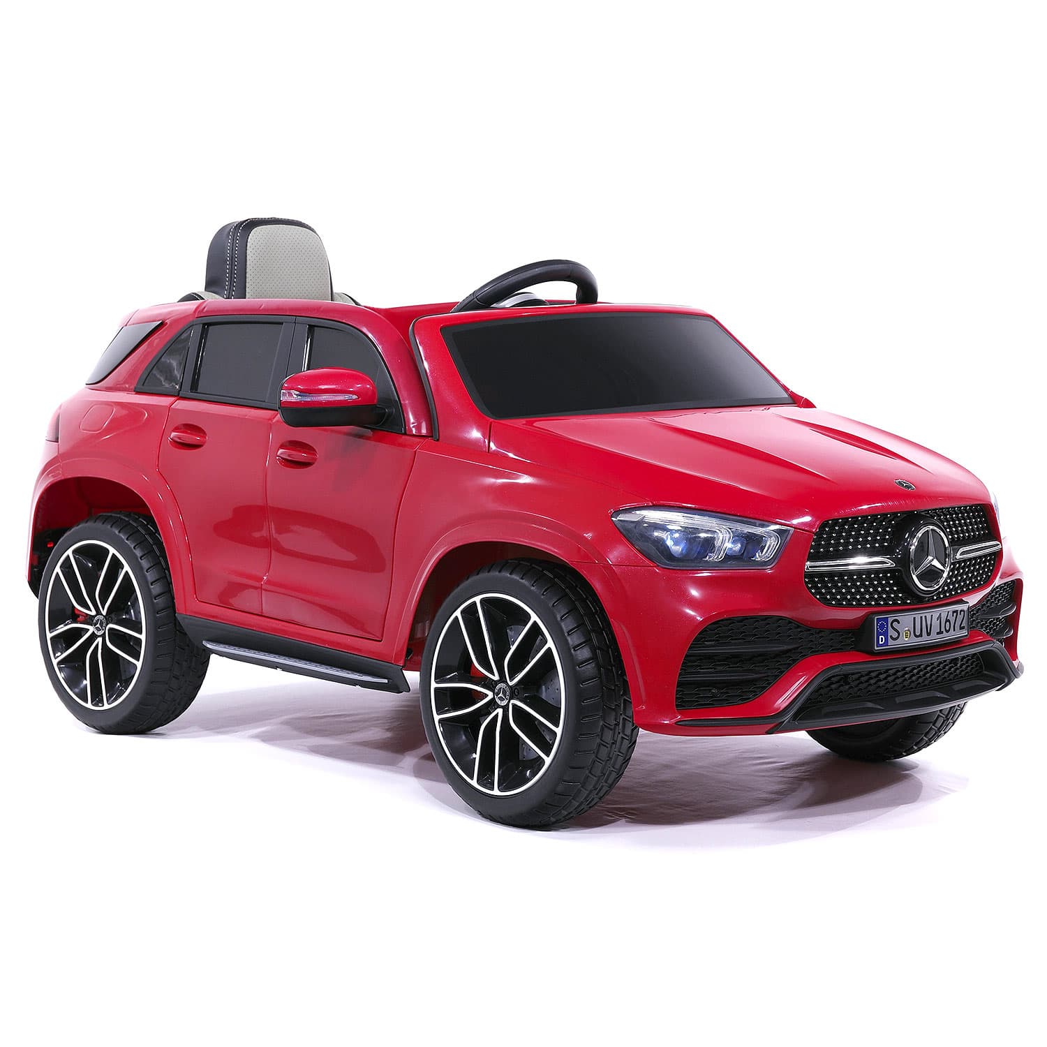 Mercedes Gle450 12v Kids Ride-on Car Suv With R/c Parental Remote | Red