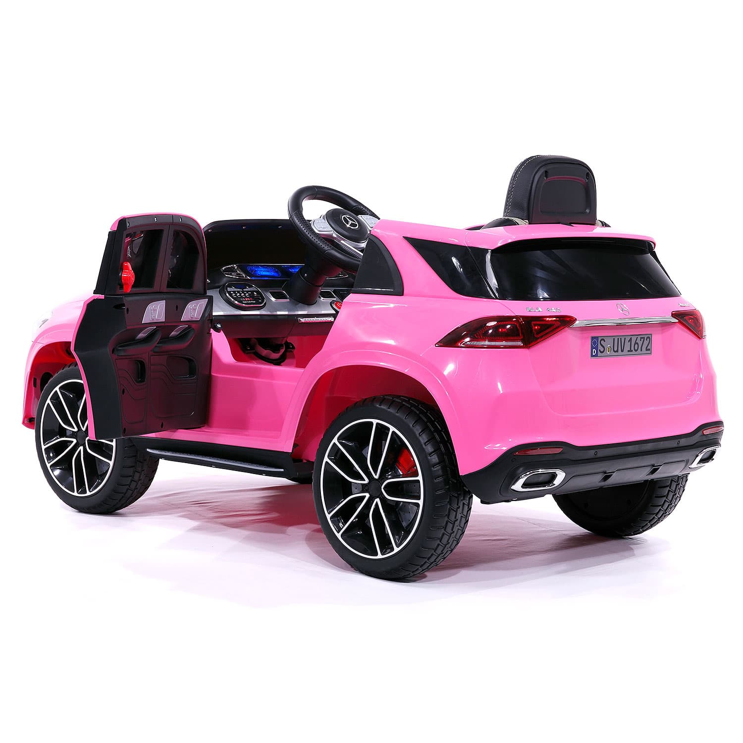 Mercedes Gle450 12v Kids Ride-on Car Suv With R/c Parental Remote | Pink