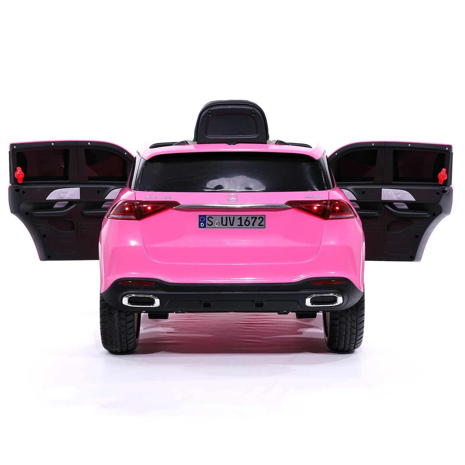 Mercedes Gle450 12v Kids Ride-on Car Suv With R/c Parental Remote | Pink
