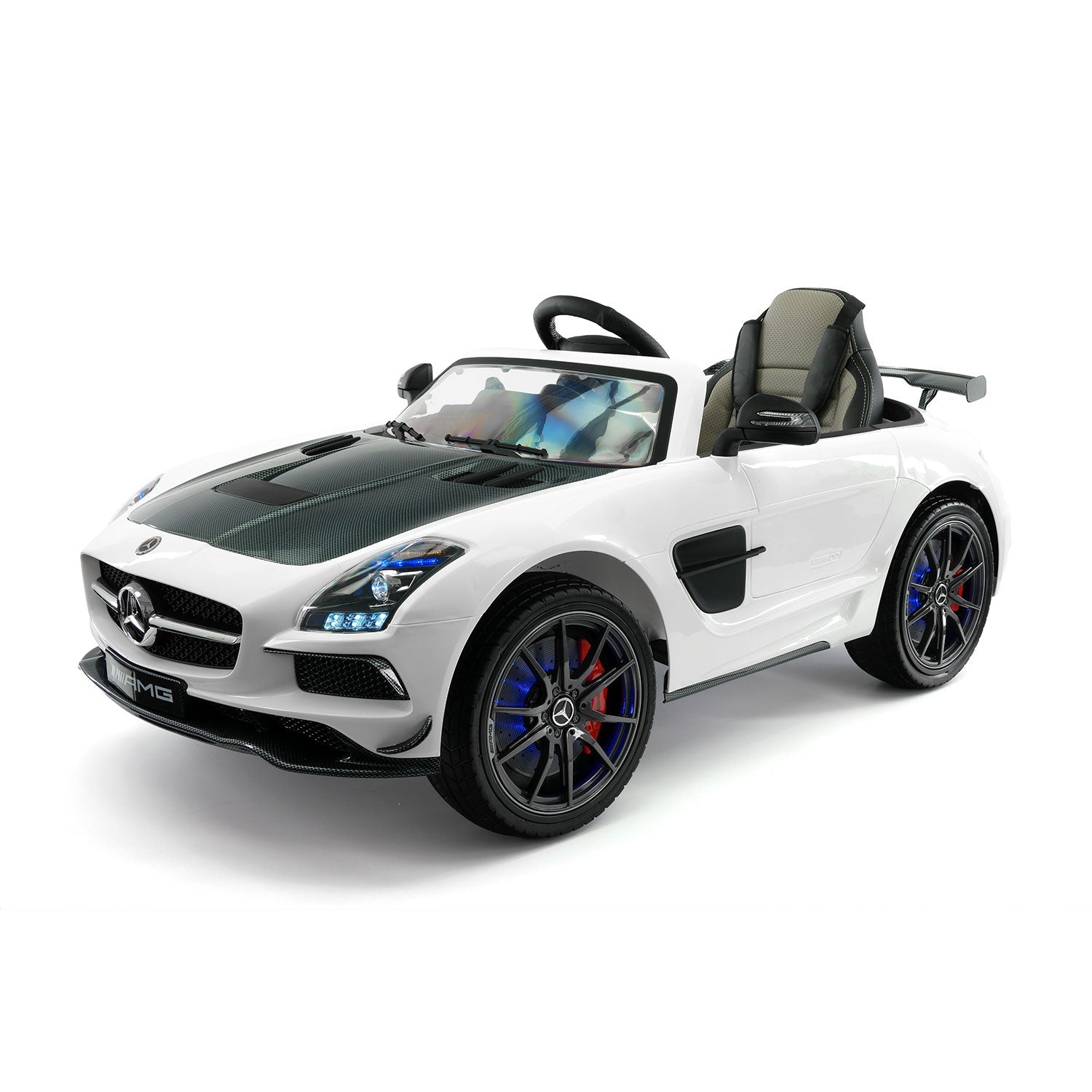Mercedes Sls Amg Final Edition 12v Kids Ride-on Car With Parental Remote | White