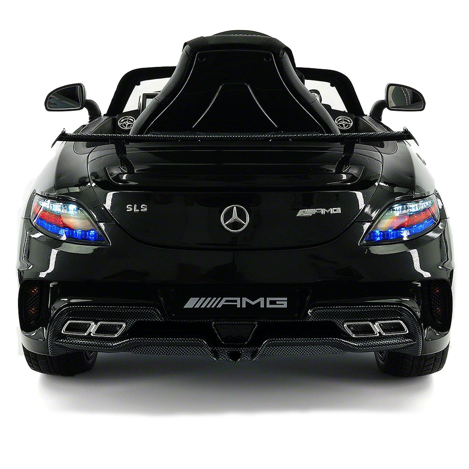 Mercedes Sls Amg Final Edition 12v Kids Ride-on Car With Parental Remote | Black Metallic