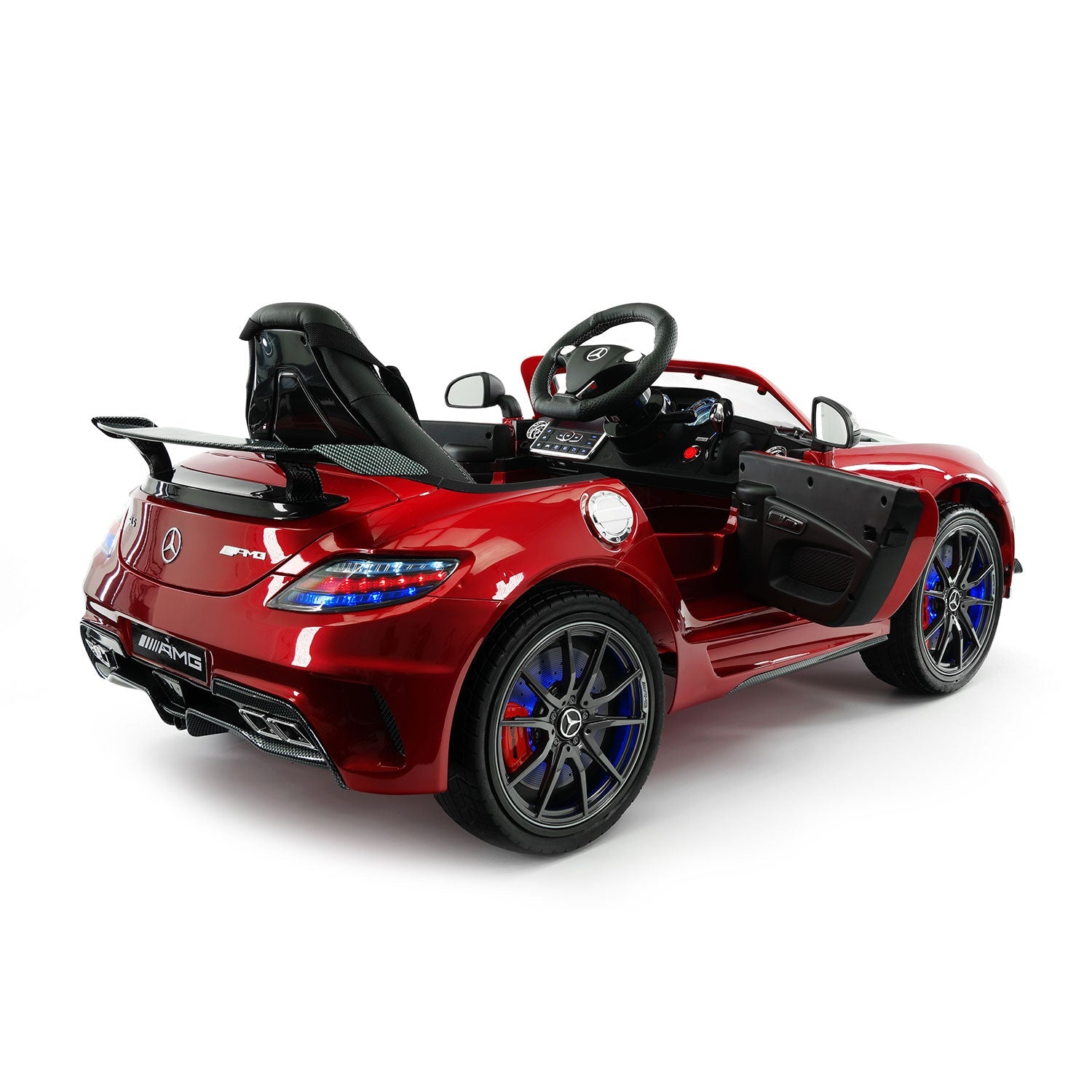 Mercedes Sls Amg Final Edition 12v Kids Ride-on Car With Parental Remote | Cherry Red