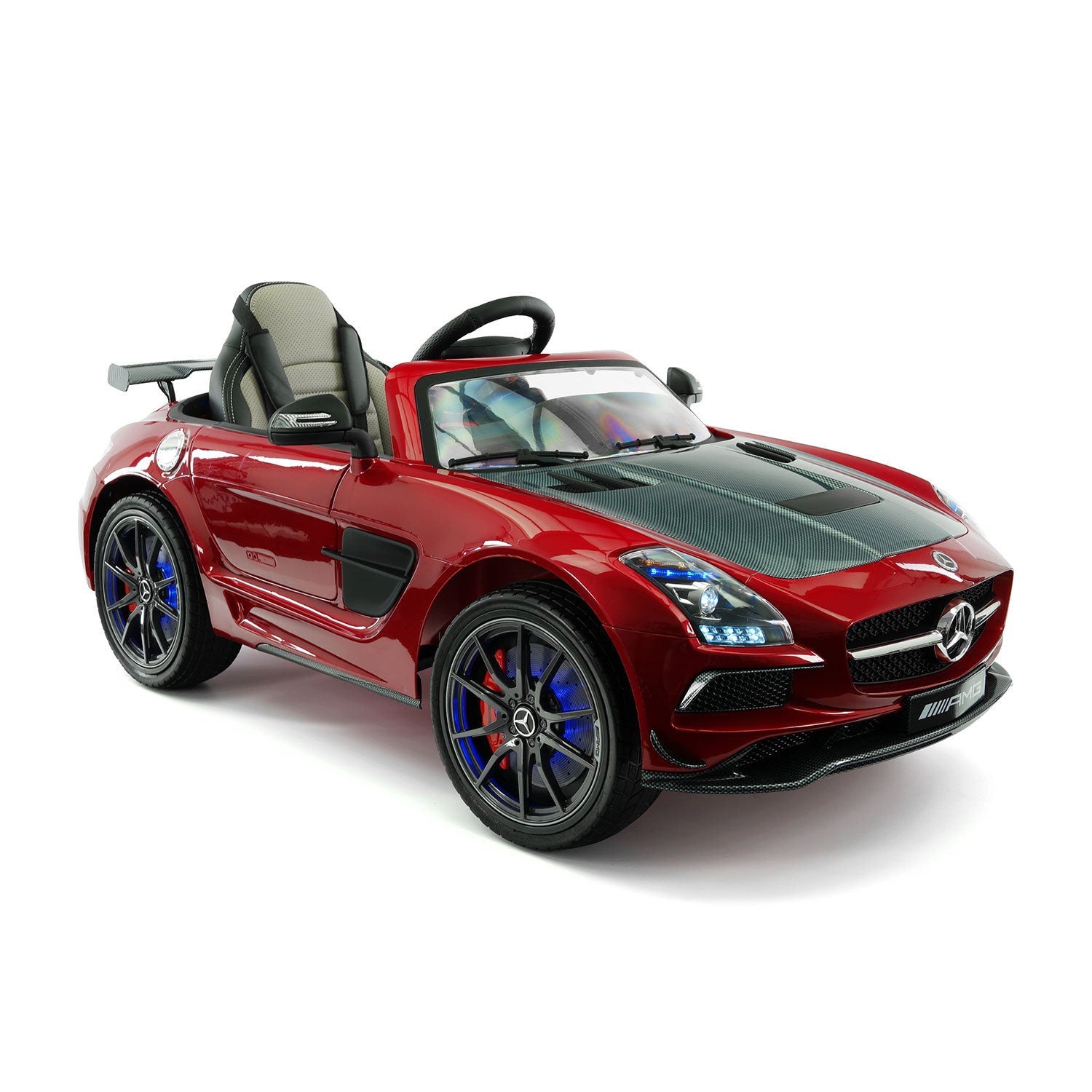 Mercedes Sls Amg Final Edition 12v Kids Ride-on Car With Parental Remote | Cherry Red