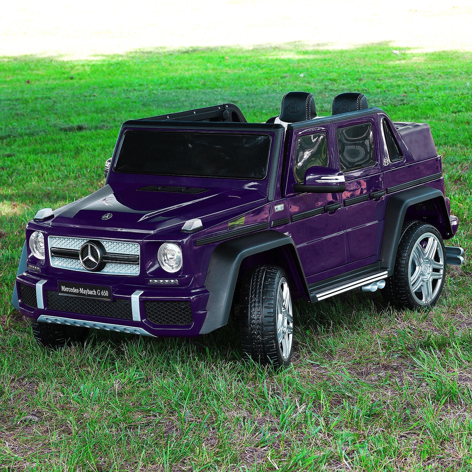 Mercedes Maybach G650 12v Kids Ride-on Car With Parental Remote | Purple